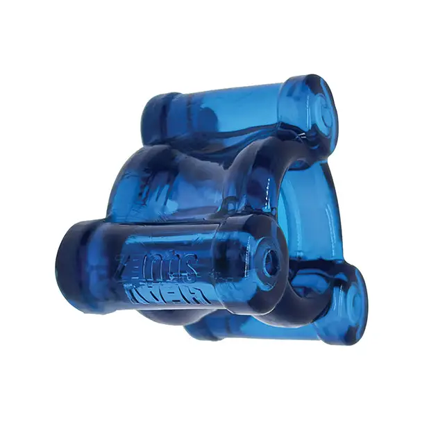 Oxballs Heavy Squeeze Ballstretcher - Space Blue - Gay & Lesbian Products
