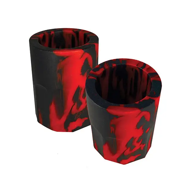 Oxballs Hognips 2 Nipple Suckers - Red/Black - Gay & Lesbian Products