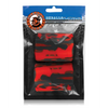 Oxballs Hognips 2 Nipple Suckers - Red/Black - Gay & Lesbian Products