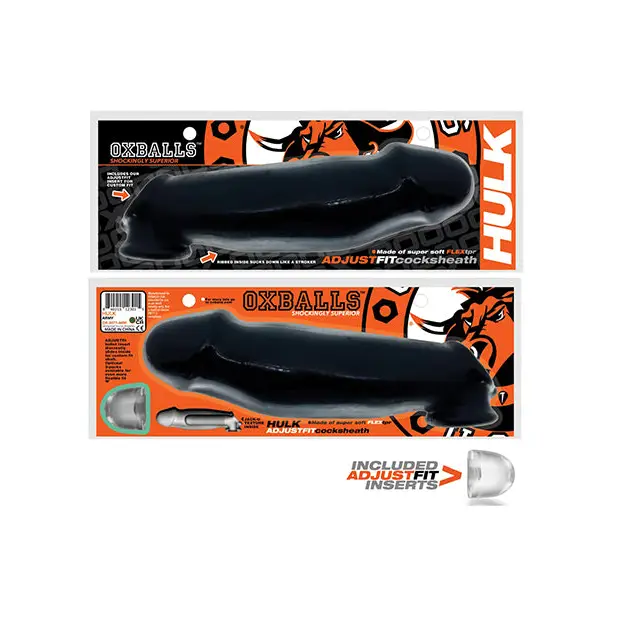 Oxballs Hulk Cocksheath - Black - Gay & Lesbian Products