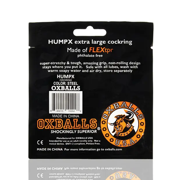 Oxballs HUMPX Cockring - Steel - Gay & Lesbian Products