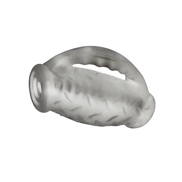 Oxballs MasterJack Double Penetration Stroker - Jo Clear Ice - Gay & Lesbian Products