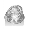Oxballs Meat Padded Cock Ring - Clear - Gay & Lesbian Products