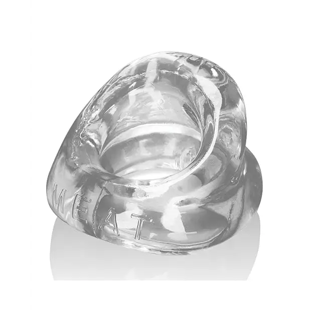 Oxballs Meat Padded Cock Ring - Clear - Gay & Lesbian Products