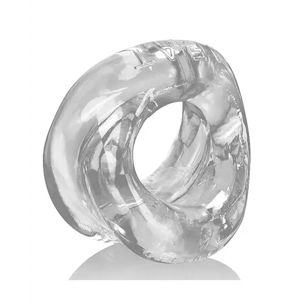 Oxballs Meat Padded Cock Ring - Clear - Gay & Lesbian Products