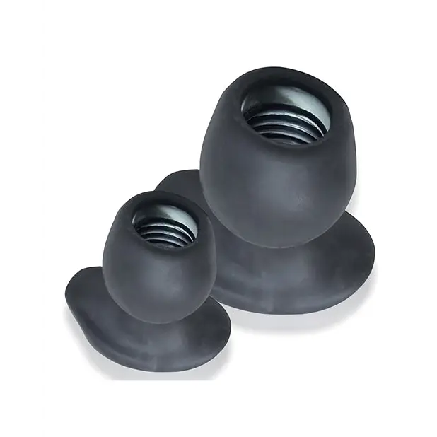 Oxballs Morphhole 1 Gaper Plug Small - Black Ice - Gay & Lesbian Products