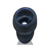 Oxballs Morphhole 1 Gaper Plug Small - Black Ice - Gay & Lesbian Products
