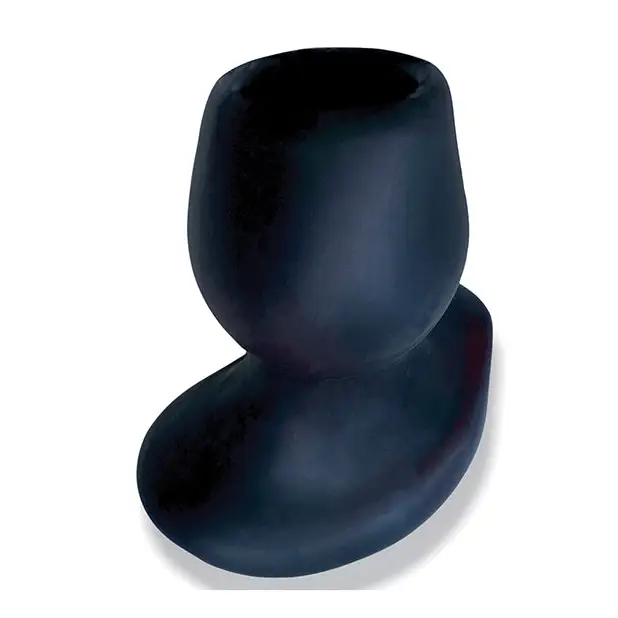 Oxballs Morphhole 2 Gaper Plug Large - Black Ice - Gay & Lesbian Products