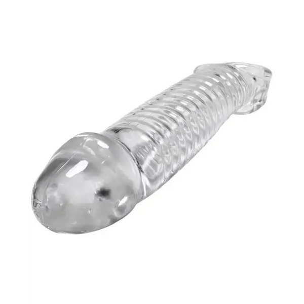 Oxballs Muscle Cock Sheath - Clear - Gay & Lesbian Products