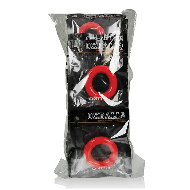 Oxballs OXR-1 Cockring - Red - Gay & Lesbian Products