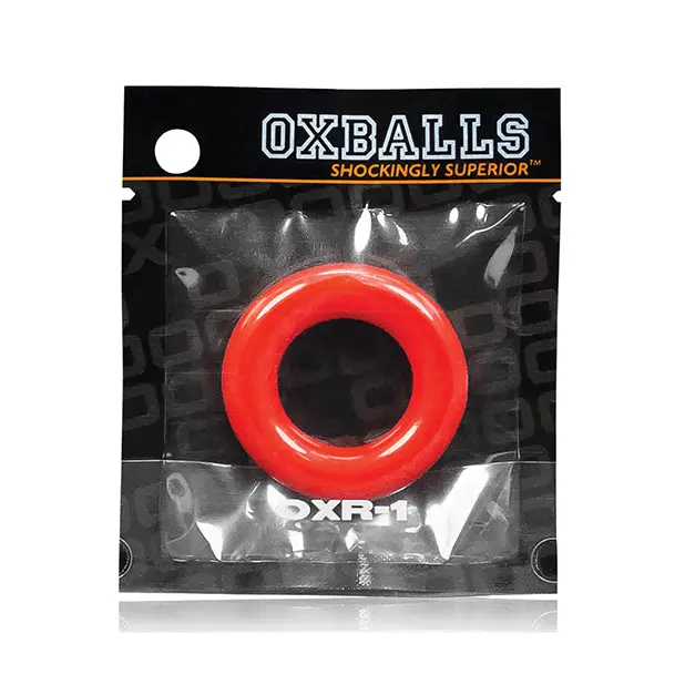 Oxballs OXR-1 Cockring - Red - Gay & Lesbian Products