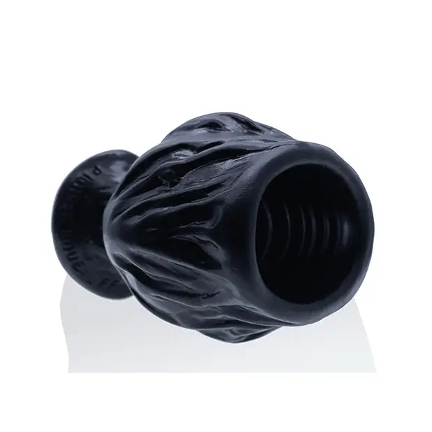 Oxballs Pighole Squeal FF Hollow Plug - Black - Gay & Lesbian Products