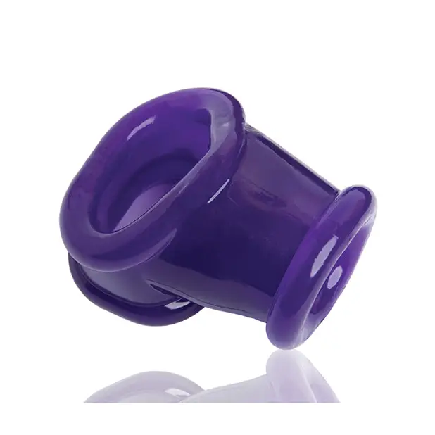 Oxballs Powerballs Cocksling & Ball Stretcher - Eggplant - Gay & Lesbian Products