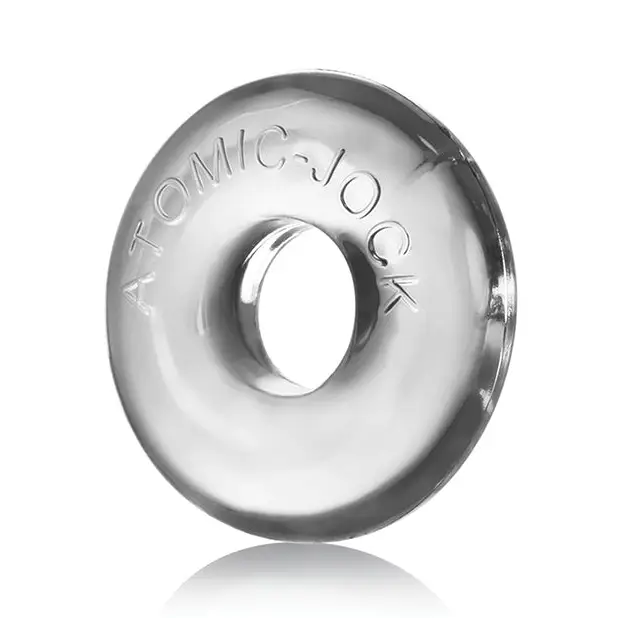 Oxballs Ringer Donut 1 - Clear Pack of 3 - Gay & Lesbian Products