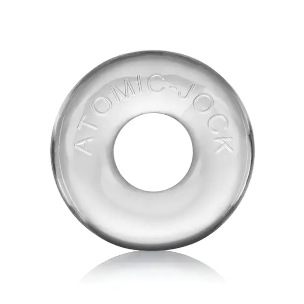 Oxballs Ringer Donut 1 - Clear Pack of 3 - Gay & Lesbian Products