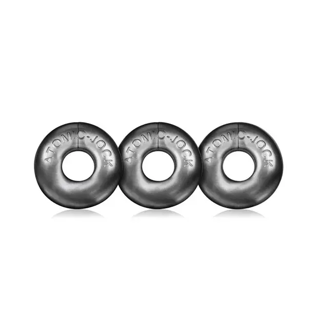 Oxballs Ringer Donut 1 - Steel Pack of 3 - Gay & Lesbian Products