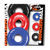 Oxballs Ringer Max 3 Pack Cockrings - Multi Color - Gay & Lesbian Products
