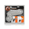 Oxballs Sackjack Wearable Jack Off Sheath - Clear Frost - Gay & Lesbian Products
