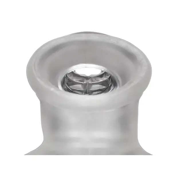 Oxballs Sackjack Wearable Jack Off Sheath - Clear Frost - Gay & Lesbian Products