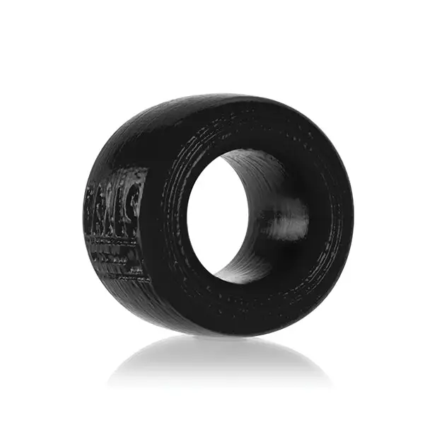 Oxballs Silicone Balls-T Ball Stretcher - Black - Gay & Lesbian Products