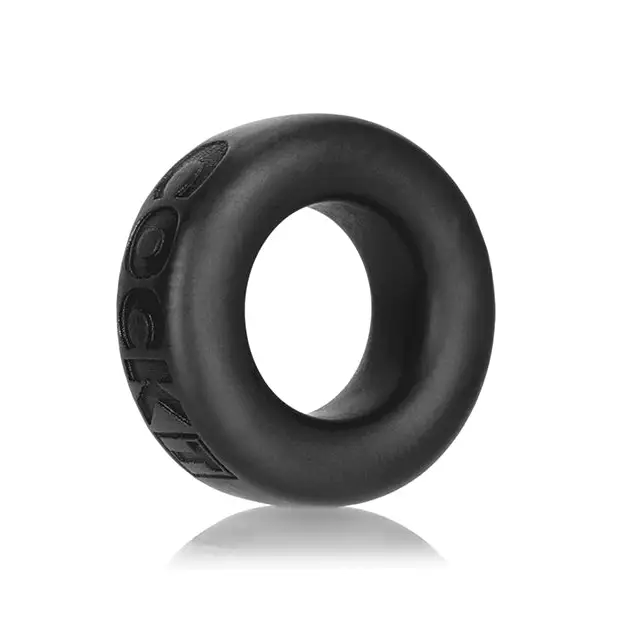 Oxballs Silicone Cock T Cock Ring - Black - Gay & Lesbian Products