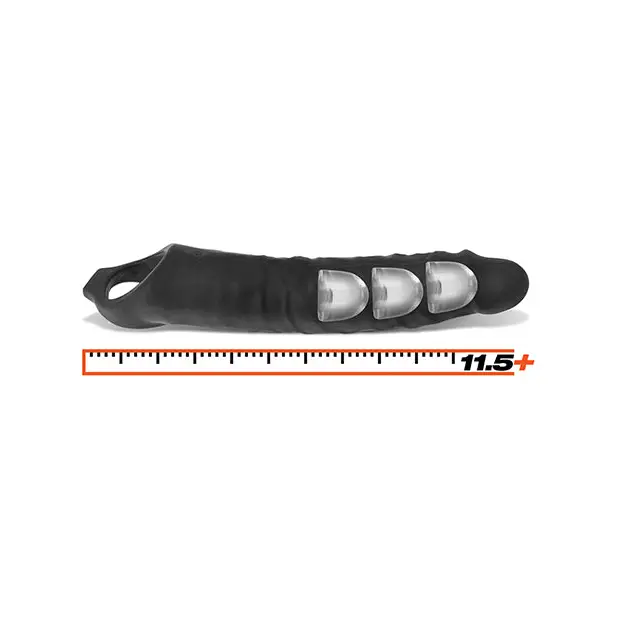 Oxballs Snake Deep-Reacher Cocksheath - Black Ice - Gay & Lesbian Products