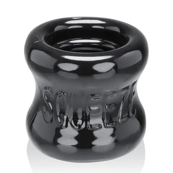 Oxballs Squeeze Ball Stretcher - Black - Gay & Lesbian Products