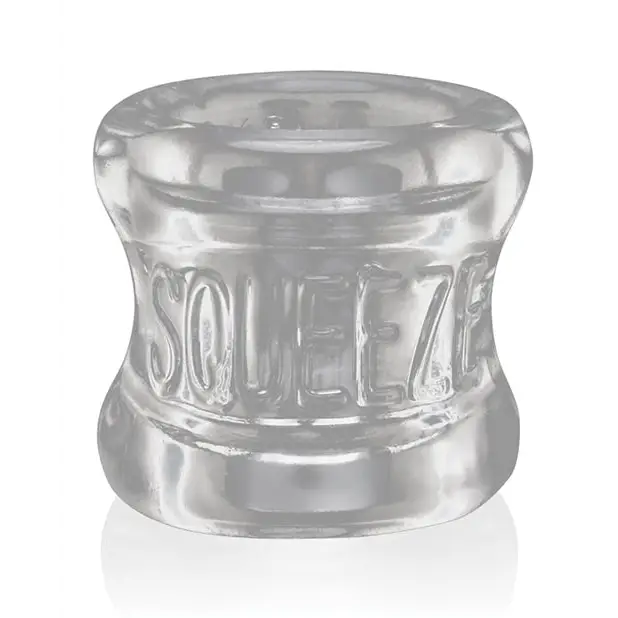 Oxballs Squeeze Ball Stretcher - Clear - Gay & Lesbian Products