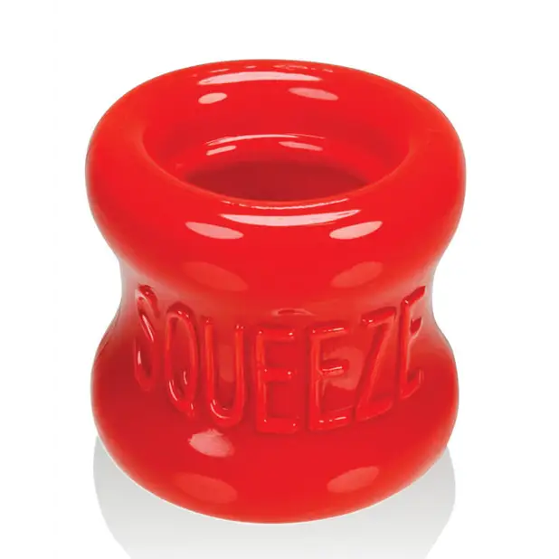 Oxballs Squeeze Ball Stretcher - Red - Gay & Lesbian Products