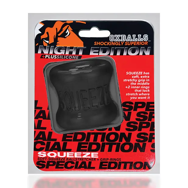 Oxballs Squeeze Ball Stretcher Special Edition - Night - Gay & Lesbian Products