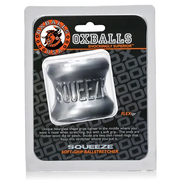 Oxballs Squeeze Ball Stretcher - Steel - Gay & Lesbian Products