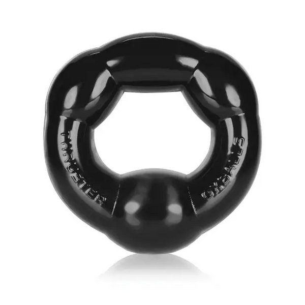 Oxballs Thruster Cockring - Black - Gay & Lesbian Products