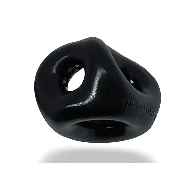Oxballs Tri Sport XL 3 Ring Sling - Black - Gay & Lesbian Products