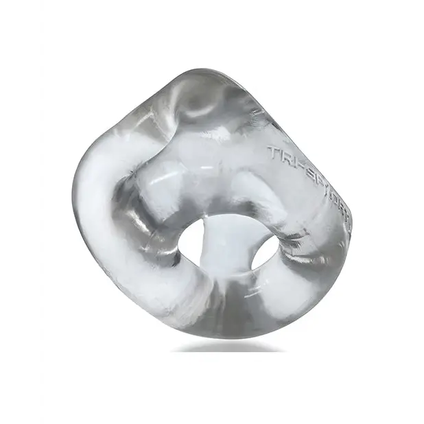 Oxballs Tri Sport XL 3 Ring Sling - Clear - Gay & Lesbian Products