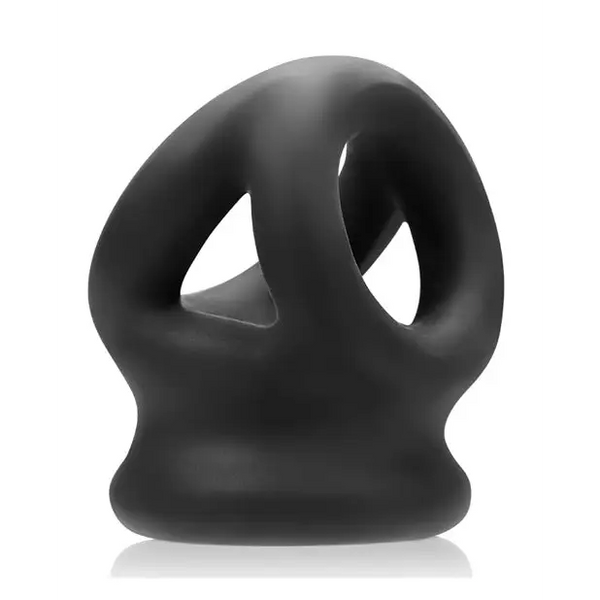 Oxballs Tri-Squeeze Cocksling/Ball Stretcher - Black Ice - Gay & Lesbian Products