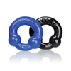 Oxballs Ultraballs Cock Rings - Black/Police Blue Pack of 2 - Gay & Lesbian Products