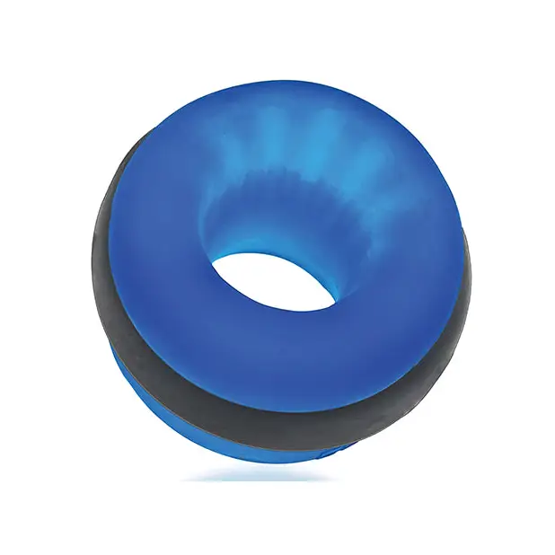 Oxballs UltraCore Ball Stretcher w/Axis Ring - Blue Ice - Gay & Lesbian Products