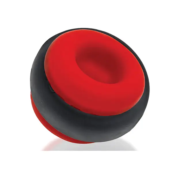 Oxballs UltraCore Ball Stretcher w/Axis Ring - Red Ice - Gay & Lesbian Products