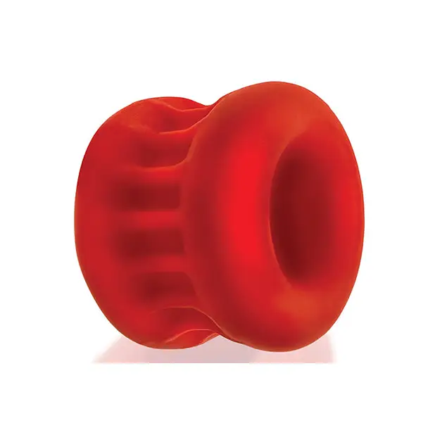 Oxballs UltraCore Ball Stretcher w/Axis Ring - Red Ice - Gay & Lesbian Products