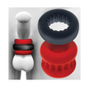Oxballs UltraCore Ball Stretcher w/Axis Ring - Red Ice - Gay & Lesbian Products