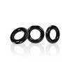 Oxballs Willy Rings - Black Pack of 3 - Gay & Lesbian Products