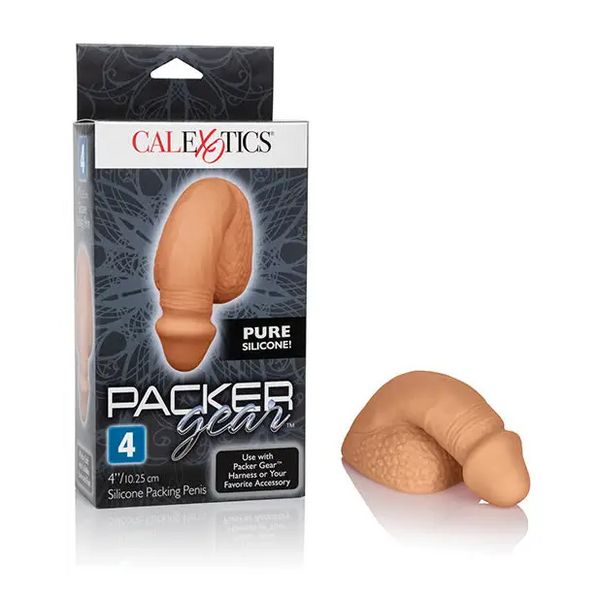 Packer Gear 4’’ Silicone Packing Penis - Tan - Transgender Products