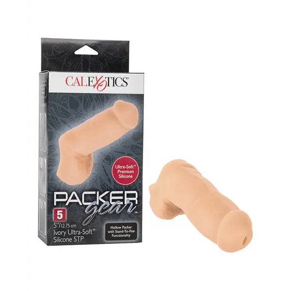 Packer Gear 5’’ Ultra Soft Silicone STP - Ivory - Transgender Products