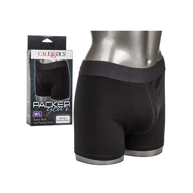 Packer Gear Boxer Brief with Packing Pouch - M/L - Transgender Products