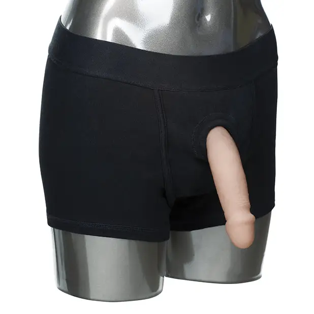 Packer Gear Boxer Harness L/XL - Black - Transgender Products