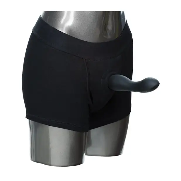 Packer Gear Boxer Harness M/L - Black - Transgender Products
