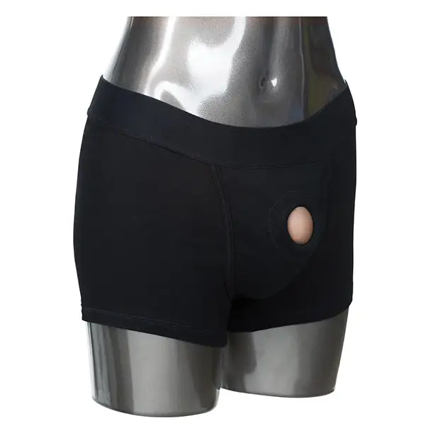 Packer Gear Boxer Harness XS/S - Black - Transgender Products