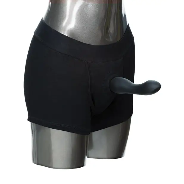 Packer Gear Boxer Harness XS/S - Black - Transgender Products