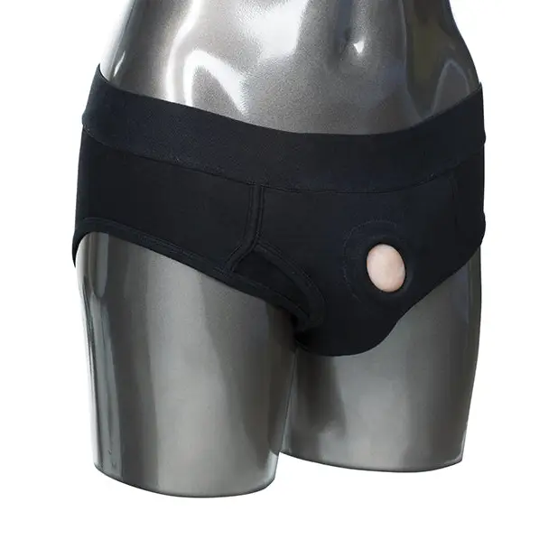 Packer Gear Brief Harness L/XL - Black - Transgender Products