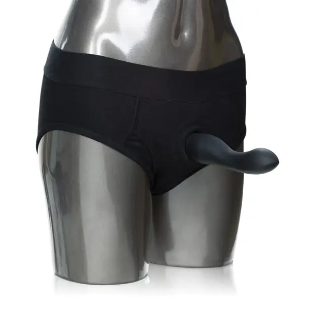 Packer Gear Brief Harness M/L - Black - Transgender Products